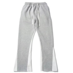 กางเกงวอร์มขาบานทรงแฟลร์สำหรับผู้ชาย คุณภาพสูง รุ่นใหม่ล่าสุด น้ำหนักเบา ออกแบบได้ตามต้องการ เอวกลาง สไตล์สตรีทแวร์ สำหรับออกกำลังกายและสวมใส่ลำลอง - Product Image 1