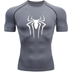 Premium <b>Men</b> <b>Compression</b> <b>Shirts</b> Knitted 100% Polyester Short Sleeves Athletic Gym Training Eco-Friendly Lightweight - Product Image 1
