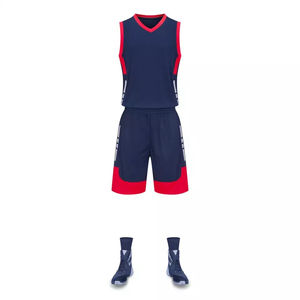 Dernier design, uniforme de basketball respirant grande taille, vêtements de sport personnalisés, sans manches, imprimé, antibactérien, couleurs unies - Product Image 1