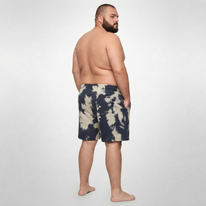 Shorts en molleton imprimés grande taille pour hommes, vêtements d'hiver, shorts de sport épais, shorts de jogging 100% coton polyester, tie-dye - Product Image 4