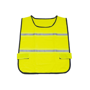 Chaleco de seguridad infantil OEM de alta visibilidad, chaleco reflectante para niños, equipo de seguridad infantil, chaleco de trabajador de la construcción para niños - Product Image 4