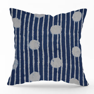 ปลอกหมอนอิงผ้าฝ้ายทำมือสีคราม สำหรับตกแต่งโซฟา - Product Image 6