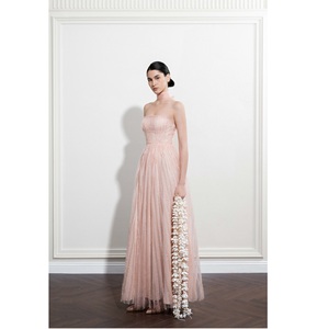 Vestidos Elegantes de Alta Calidad para Mujer, Vestido de Gala CELESTIAL STRIPES, Sin Tirantes, Soporte ODM, Vestidos de Mujer Lujosos con Corte en A, Elegantes - Product Image 5