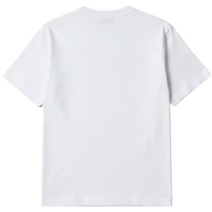 Camiseta de Manga Corta Oversize para Hombre, Blanca, con Logotipo Minimalista en el Pecho, Cuello Redondo de Algodón, Informal, para Uso Diario, Venta al Por Mayor OEM - Product Image 1