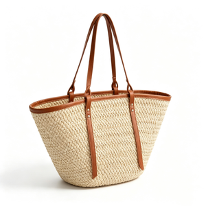 Customized Classic resort <b>beach</b> <b>bag</b>,summer vacation handbag,casual everyday market tote,coastal style purse,holiday travel <b>bag</b> - Product Image 5