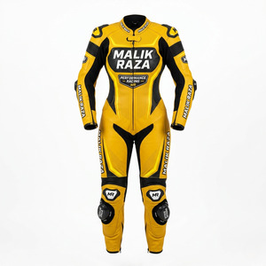 ชุดแข่งรถมอเตอร์ไซค์หนังสำหรับผู้หญิง ตัดเย็บตามสั่งตามขนาด - Product Image 3