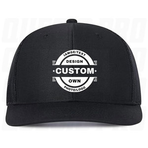 Custom Trucker <b>Hat</b> for Men Women Customize Your Own Adjustable Black Snapback <b>Cap</b> with Text Logo Premium Mesh Baseball <b>Hat</b> OEM - Product Image 4
