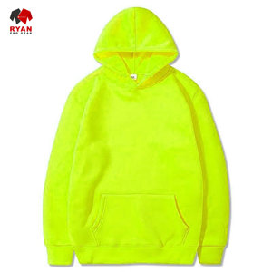 Sweat à capuche pour homme Ryan Pro Gear avec logo personnalisé sur le devant, 100% coton molletonné, coupe classique, hiver, fourniture ODM, motif uni - Product Image 4