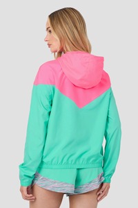 Ensemble veste coupe-vent légère à capuche et short pour femme, vêtements de sport décontractés, tenue de survêtement deux pièces - Product Image 2