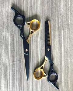 Titan CNC Premium Japan VG10 Cobalt Salon Hair Cutting Scissors Professional Barber <b>Shear</b> Custom Logo 6.0 Inch Hair Scissors - Product Image 5
