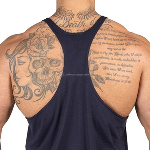 Débardeurs de sport pour hommes de haute qualité, couleur unie personnalisée, maille haute performance, respirant, été, taille XL, tricoté pour - Product Image 6