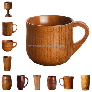 Jarra de vino de madera Natural elegante de alta calidad AALIYAN IMPEX vaso único para decoración de hogar y restaurante precio bajo - Product Image 5