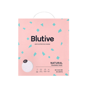 Tappetini Assorbenti per Addestramento Cuccioli Blutive in Bambù 60x60cm - 30 Unità, Ideali per Cuccioli in Addestramento o Cani Anziani - Product Image 1