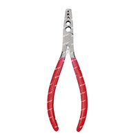 ODM vente en gros 5 trous pince à sonnerie de jambe d'oiseau grande pince à fermeture d'anneau d'oiseau en acier inoxydable 19cm pince outils d'oiseau ornithologie
