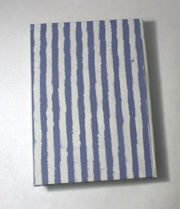 Cuaderno de Viaje de Papel Batik de Primera Calidad con Tapa Dura, Diseño de Rayas Azules, Papel de Algodón Hecho a Mano - Product Image 4