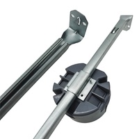 Support de barre réglable en PVC pour boîte électrique circulaire, boîte de jonction de plafond pour luminaires et ventilateurs de plafond, certifié ETL IP54 20
