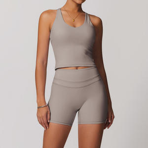 Conjunto de Yoga y Fitness Elástico de Cintura Alta para Mujer, Ajustado y Favorecedor de la Figura, Ideal para Correr - Venta al por Mayor de Moda Femenina - Product Image 5