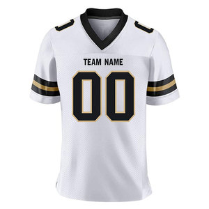 เสื้อเจอร์ซีย์ตาข่ายฟุตบอลอเมริกันคุณภาพสูงแบบสั่งทำพิเศษสำหรับผู้ชาย ปี 2026 ระบายอากาศได้ดี มีไซส์พลัส สำหรับแฟนทีม - Product Image 1