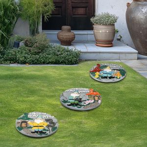 Set di 3 Pezzi di Gnomi da Giardino da 10 Pollici, Pietre Decorative per Vialetti e Paesaggistica - Product Image 3