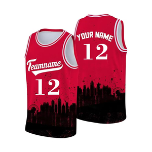 Maillot de basket-ball pour hommes, sans manches, à séchage rapide, personnalisable par sublimation, fabricant de vêtements de basket-ball - Product Image 1
