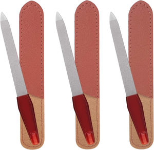 Prix de gros KAAMIR INSTRUMENTS Lime à ongles double face personnalisable avec logo, grain 100, réutilisable, durable, professionnelle pour salon - Product Image 1