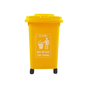 High-Capacity 100L Water Resistant Eco-Friendly Rectangular Plastic Waste Container <b>Lids</b> New Arrival Outdoor Industrial <b>Bin</b> - Product Image 5
