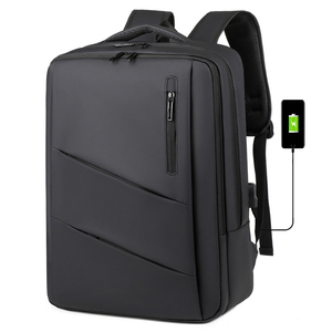 Unisex Large Capacity Business Leisure Travel Backpack USB Charging Port Waterproof Laptop Compartment for Outdoor Daily Use - Product Image 6