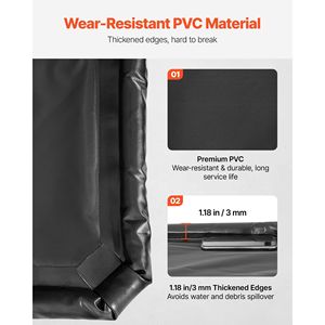 Tappetino Antiscivolo in PVC per Garage 7 ft x 16 ft, Resistente e Impermeabile con Tergivetro per Pulizia, Tappeto di Contenimento per Auto - Product Image 4