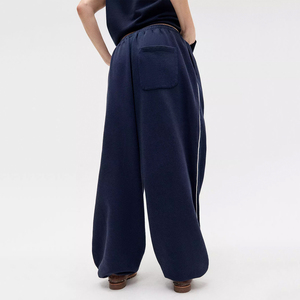 Pantalon de survêtement pour femme de haute qualité, 85% coton, 15% polyester, avec cordon de serrage, pantalon oversize pour femme - Product Image 5