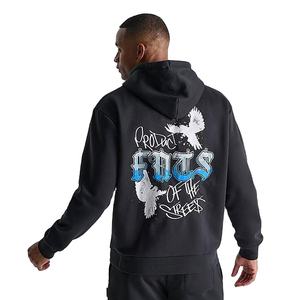 Sweat-shirts et pulls à capuche pour hommes en coton 100% de haute qualité personnalisés, respirants, impression personnalisée, sweats à capuche pour hommes - Product Image 2