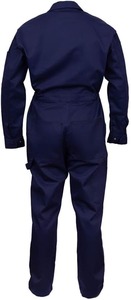 Combinaison de travail ignifuge bleu marine pour homme avec bandes réfléchissantes, uniforme de sécurité haute visibilité - Product Image 5