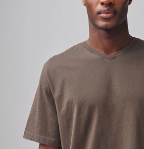 T-shirts décontractés pour hommes, coupe classique, col rond, 100% coton, manches courtes, respirants, séchage rapide - Impression personnalisable, couleurs foncées - Product Image 4