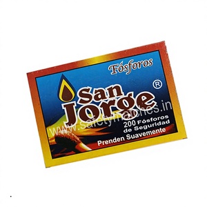 Cerillas de Seguridad Enceradas Ecológicas con Impresión Personalizada, Tamaño de Caja de Cerillas 53x37x11mm, Encendido Confiable, Uso Doméstico, Mejor Calidad-Precio - Product Image 3