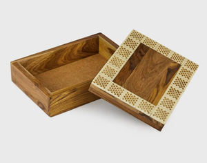 <b>Brown</b> Resin Inlay Ayaana Cutwrk Utility <b>Box</b> Handcrafted Wooden Resin Inlay <b>Box</b> Personalized Jewelry <b>Storage</b> Decorative Design Gr - Product Image 4