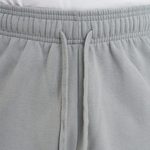 Pantalones Deportivos de Hombre, Estilo Baggy, con Cordón en la Cintura, Color Gris Jaspeado, Ecológicos, con Apliques de Letras en Blanco sobre Cuero, para Streetwear - Product Image 4