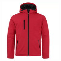 Veste bomber à capuche en softshell pour homme Nexfit Athletics, col montant, fermeture éclair, coupe-vent, respirante, séchage rapide, décontractée, hiver