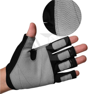 Guantes Deportivos de Cuero Transpirables, Ligeros y de Alto Rendimiento, Sin Dedos, Antideslizantes, para Hombres y Mujeres, para Gimnasio y Fitness - Product Image 2