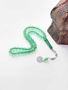 Chapelet islamique, 66 perles, nouveau design, agate, couleurs de résine ambre, Tesbih Tasbeeh Subhah Misbaha - Product Image 5
