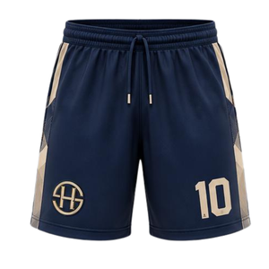 Ensemble de maillots et shorts de football personnalisés en gros – Tenue d'équipe de soccer respirante, vêtements de sport athlétiques à séchage rapide, personnalisables - Product Image 4