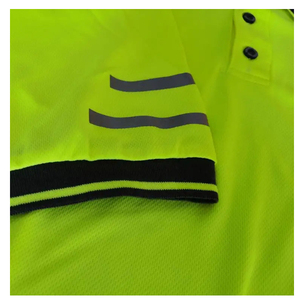 Chemises polo de sécurité, chemises réfléchissantes haute visibilité, chemises de travail à manches courtes pour hommes - Product Image 5