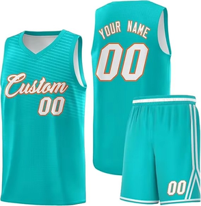 Uniforme de Baloncesto Sublimado Personalizado, 100% Poliéster, Malla Transpirable, Diseño de Uniforme de Baloncesto, Venta al Por Mayor, Secado Rápido - Product Image 5