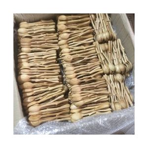 BEST SELLER wooden spoon <b>set</b> for kitchen cooking stirring mixing and serving food for daily use Vietnam - Product Image 1