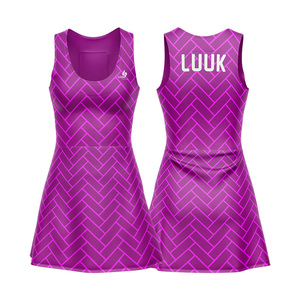 Conjunto de Tenis Personalizado con Serigrafía del Nombre del Equipo para Mujer, Falda sin Mangas para Animadoras, 100% Poliéster que Absorbe la Humedad - Product Image 3