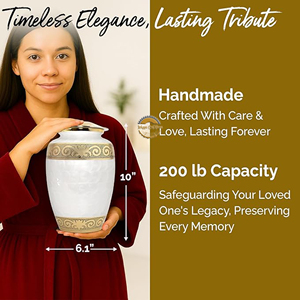 Personalized Wooden <b>Ashes</b> Urn with Name Plate Elegant Wooden Cremation Urn for Adults Handmade Walnut Memorial <b>Box</b> - Product Image 4