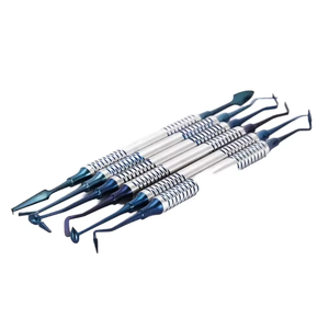 Juego de Instrumentos Dentales Premium de Titanio Azul para Restauraciones, Kit de Escultura de Acero Inoxidable Antiadherente - Product Image 6