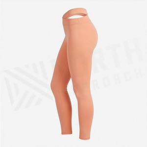 High Quality Womens High Waisted Leggings No Camel Toe Design Scrunch Butt Yoga Pants Active Tights Customized Color - Product Image 3