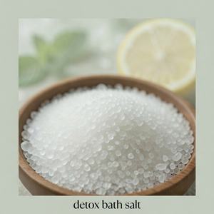 Sel de Bain Naturel de l'Himalaya & Bain Détoxifiant Moderne Rond Sculpté Écologique avec Huiles Essentielles Pures pour Apaiser Corps et Esprit - Product Image 3