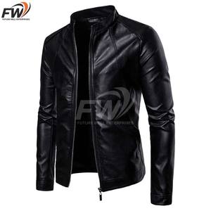 Veste en cuir véritable 100% pour homme, noire, imperméable, respirante, de haute qualité, avec revêtement, personnalisable, faible MOQ, OEM - Product Image 2