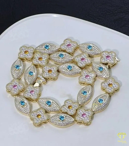 Cadena de Plata de Ley 925 con Diamantes Moissanite VVS de Alta Demanda a un Precio Accesible Disponible a Precio de Exportación - Product Image 5