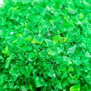 Copos de PET 100% Reciclados de Grado de Exportación, Bajo Contenido de PVC y Humedad, Grado de Moldeo por Inyección, Transparente+Azul para Industrias de Embalaje de Fibra - Product Image 4